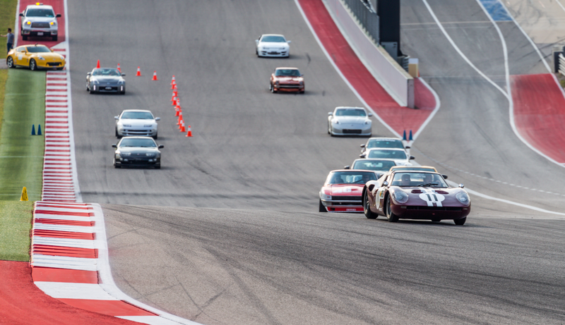 Various generations of Nissan sportscars at Circuit of the Americas for ZCON. Photo credit: Kurt Bradley